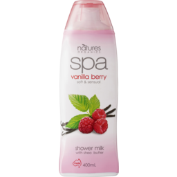 Photo of Natures Organics Spa Vanilla Berry Shower Milk With Shea Butter 400ml