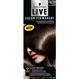 Photo of Schwarzkopf Live Dark Brown Permanent Hair Colour Single Pack