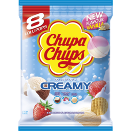 Photo of Chupa Chups Creamy Lollipops 8u Bag