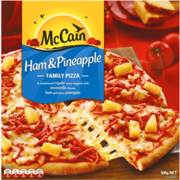 Photo of Mccain Ham & Pineapple Family Pizza 500g