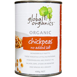 Photo of Global Organics - Chickpeas No Added Salt 400g