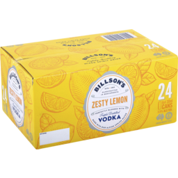 Photo of Billsons Zesty Lemon Vodka Mix 24pk