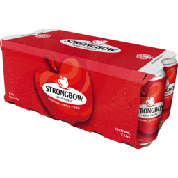 Photo of Strongbow Original Apple Cider Can Cluster Pack 375ml