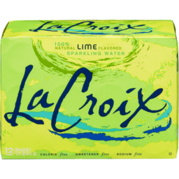 Photo of La Croix Flavoured Sparkling Water Lime 12 Pack