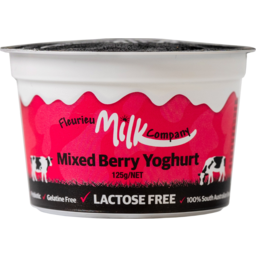 Photo of Fleurieu Milk Company Lactose Free Mixed Berry Yoghurt 125g
