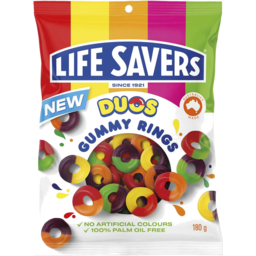 Photo of Lifesaver Gummy Rings 180gm