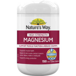 Photo of Natures Way Magnesium Tablets High Strength 600mg 150 Pack