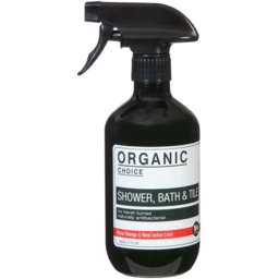 Photo of Organic Choice Shower, Bath & Tile Mint & Tas Pepper 500ml