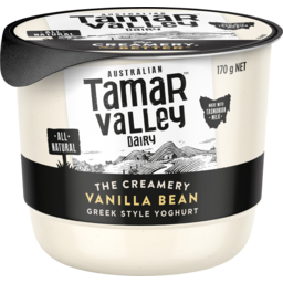 Photo of Tamar Valley The Creamery Vanilla Bean All Natural Greek Style Yoghurt