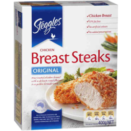 Photo of Steggles Chicken Breast Steaks Original 400gm