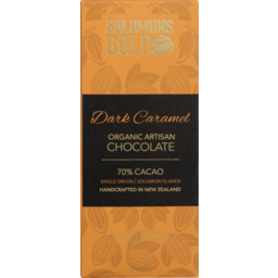 Photo of Solomons Gold Dark Caramel Organic Vegan Chocolate 70% Cacao