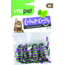 Photo of Vitapet Catnip Crazy Toy Assorted 4 Pack