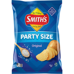 Photo of Smiths Original Crinkle Cut Chips Party Size 380g