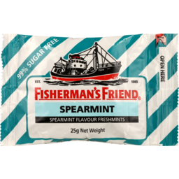 Photo of Fisherman's Friend Spearmint Sugar Free Mint 25g