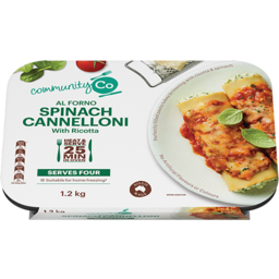 Photo of Community Co. Spinach & Ricotta Cannelloni 1.2kg