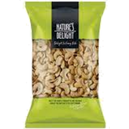 Photo of Nature's Delight Cashew Halves Unsalted 400g