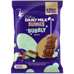 Photo of Cadbury Bunnies Bubbly Mint Multipack 192gm