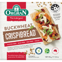 Photo of Orgran Gluten & Dairy Free Buckwheat Crispibread