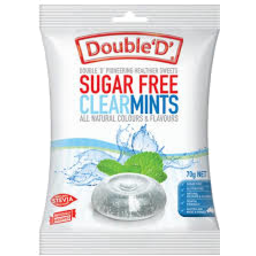 Photo of Double D Sugar Free Clear Mints 70g 