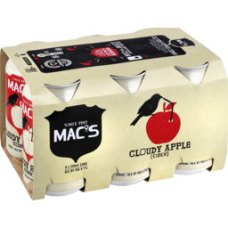 Photo of Mac's Cloudy Apple Cider Cans