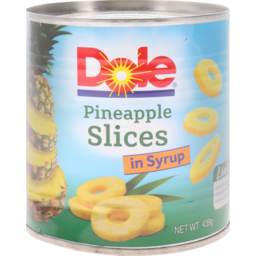 Photo of Dole Pineapple Slices in Syrup 439g