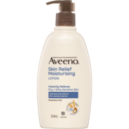 Photo of Aveeno Skin Relief Fragrance Free Body Lotion Shea Butter 72-Hour Intense Hydration Soothe Dry Itchy Sensitive Skin 354ml 354ml