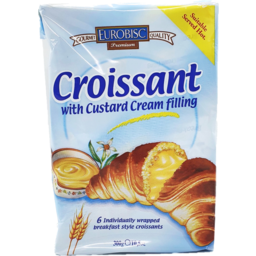Photo of Eurobisc Croissant With Custard Cream Filling 300g
