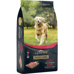 Photo of Supervite Dried Dog Food Active Gold Label Beef