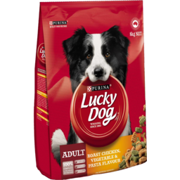 Photo of Lucky Dog Adult Roast Chicken Vegetable Pasta Flavour Dry Dog Food 8kg 8kg