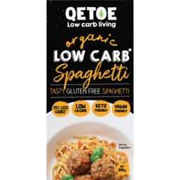 Photo of Qetoe Organic Low Carb Spaghetti 200g