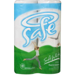 Photo of Safe Soft White 6 Pack Thick & Gentle Toilet Tissue