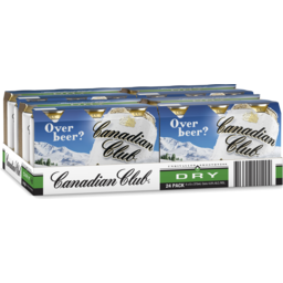 Photo of Canadian Club & Dry 4x6 Pack 24x375ml