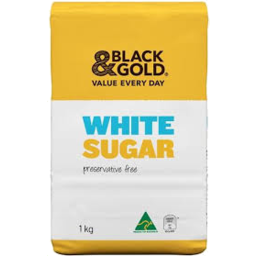 Photo of Black & Gold White Sugar