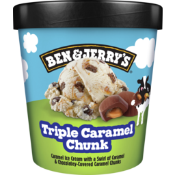 Photo of Ben And Jerry's Ben & Jerry’S Ice Cream Triple Caramel Chunk 458ml