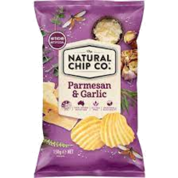 Photo of Natural Chip Co Parmesan & Garlic 150g
