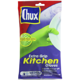 Photo of Chux Extra Grip Kitchen Gloves Medium