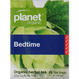 Photo of Planet Organic Bedtime 25 Herbal Tea Bags 22g