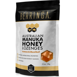 Photo of Berringa Lozenges - Manuka Honey With Lemon & Menthol - 30 Pack