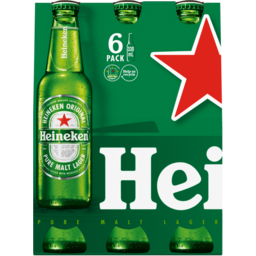Photo of Heineken Lager 6 x 330ml Bottles
