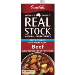 Photo of Campbell's Real Stock Beef Stock Salt Reduced