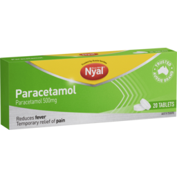 Photo of Nyal Paracetamol 500mg Tabs 20's