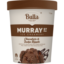 Photo of Bulla Murray Street Ice Cream Chocolate & Fudge Ripple