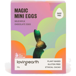 Photo of Loving Earth Choc Eggs Magic Minis 95g