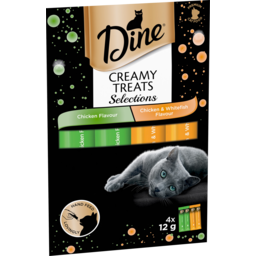 Photo of Dine Creamy Treats Chicken Selection Cat Food
