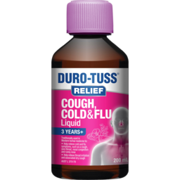 Photo of Duro-Tuss Relief Cough Cold & Flu Liquid 3 Years + 200ml