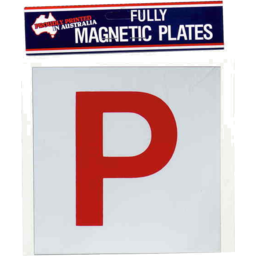 Photo of Jack Hammer P Plate Fully Magnetic Red Nsw Qld Sa Single Pair