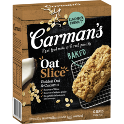 Photo of Carman's Golden Oat & Coconut Oat Slice 6.0x35g