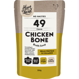 Photo of Hart & Soul Chicken Bone Broth Soup Pouch 350g