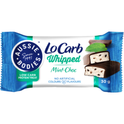 Photo of Aussie Bodies Lo Carb Protein Bar Whipped Mint-Choc