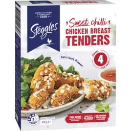 Photo of Steggles Sweet Chilli Chicken Breast Tenders 400g